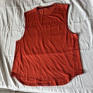 lululemon athletica Men's Orange Tank Top
